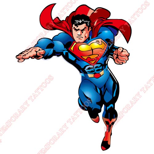 Superman Customize Temporary Tattoos Stickers NO.295